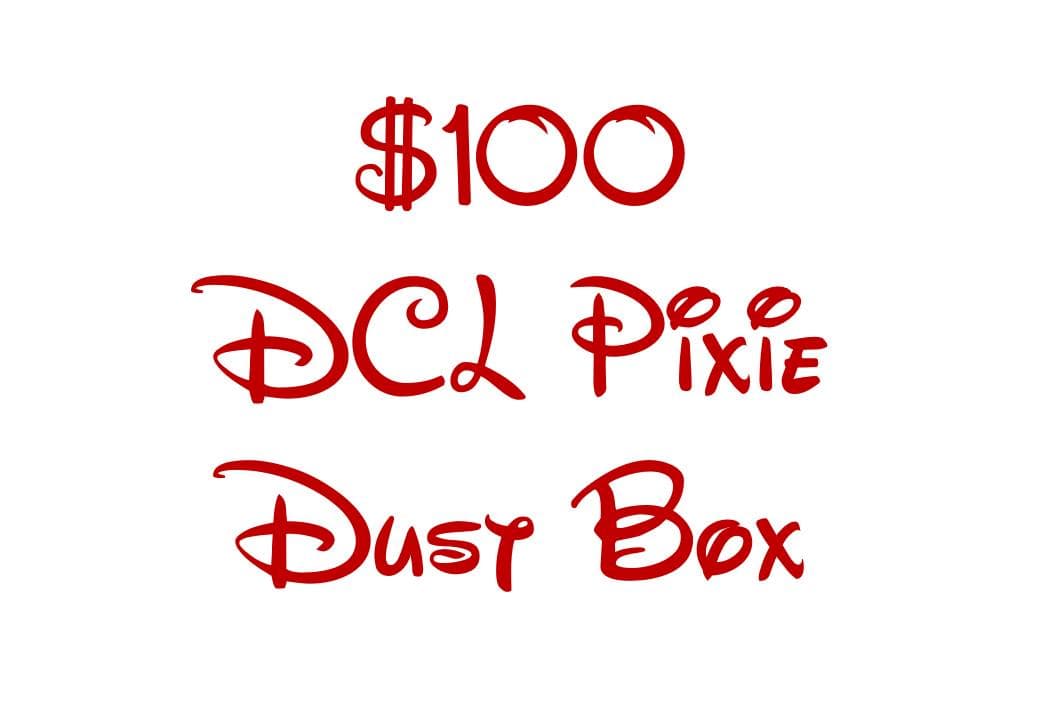 Disney Cruise Line Pixie Dust Box - Fish extender gift ideas for your next trip - DCL Treasure, Wonder, Wish, Magic product image