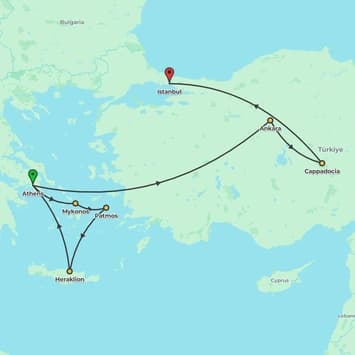 Classical Greece and Turkey with 3-Day Cruise (Small Group) product image