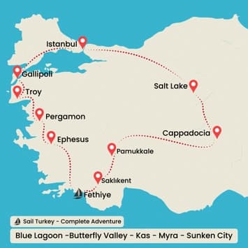 All Around Turkey + Gulet Cruise - 17 Day product image