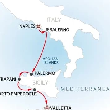 The Best Spots in Sicily and Southern Italy (port-to-port cruise) product image
